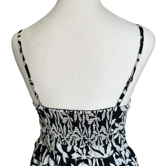 J.Crew Tie Front Cutout Smocked Back Dress Size 4 - Picture 9 of 17